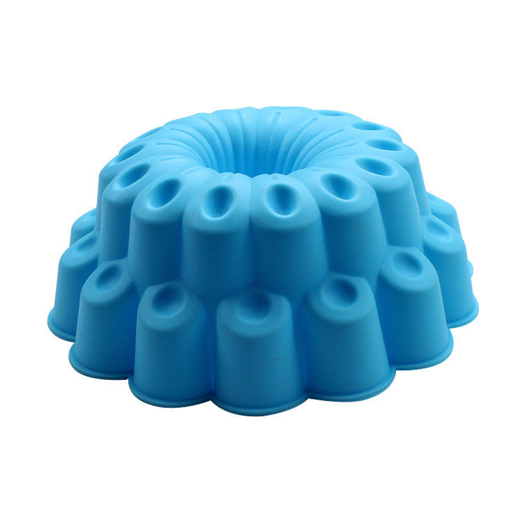 Peacock Cake Mould Single Big Flower Silicone Cake Mould Double Flower Shape