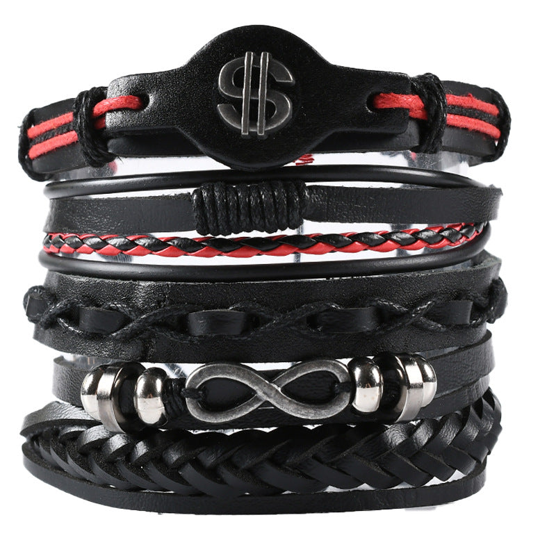 Real Leather Hand-Woven Men's Bracelet