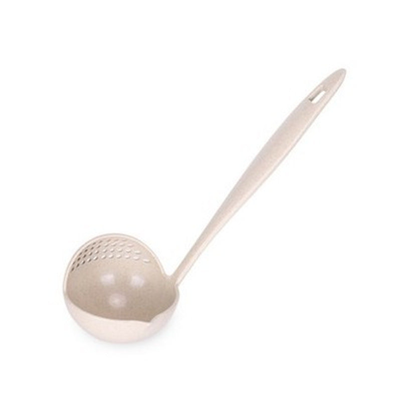 Creative Wheat Straw Two-in-One Kitchen Spoon
