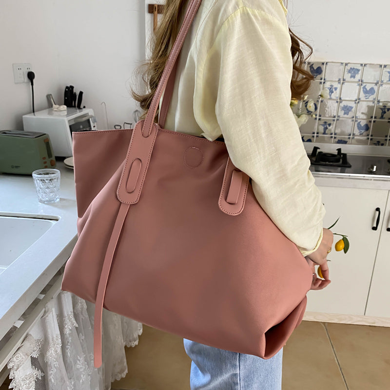 Tote Bag Women's Large-capacity Handbag Oxford Cloth Simple