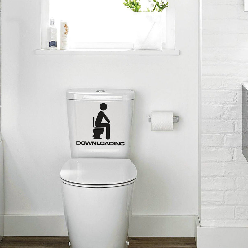 Bathroom Toilet Toilet Wall Sticker