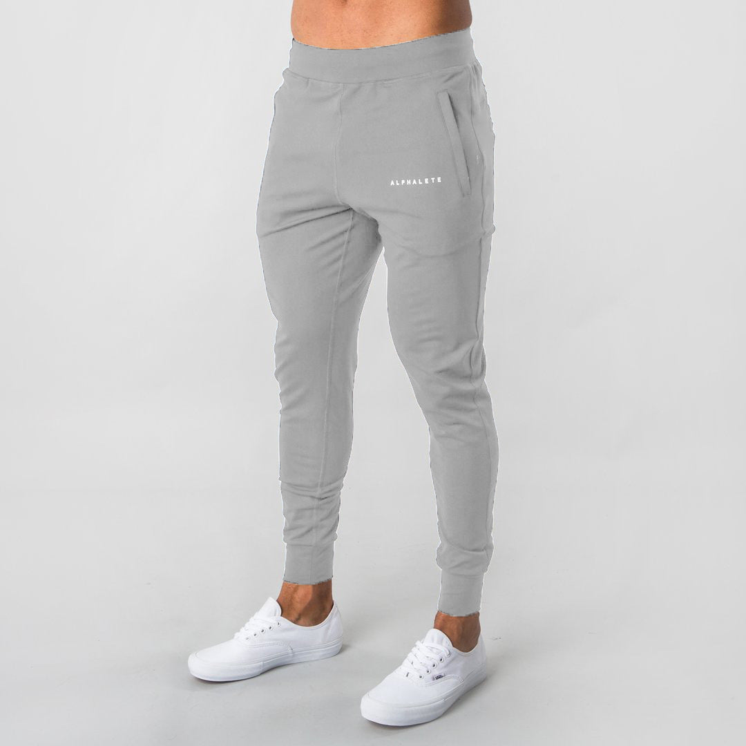 New Sports Trousers Men's Running Training Pure Cotton Slim-Fitting Pants