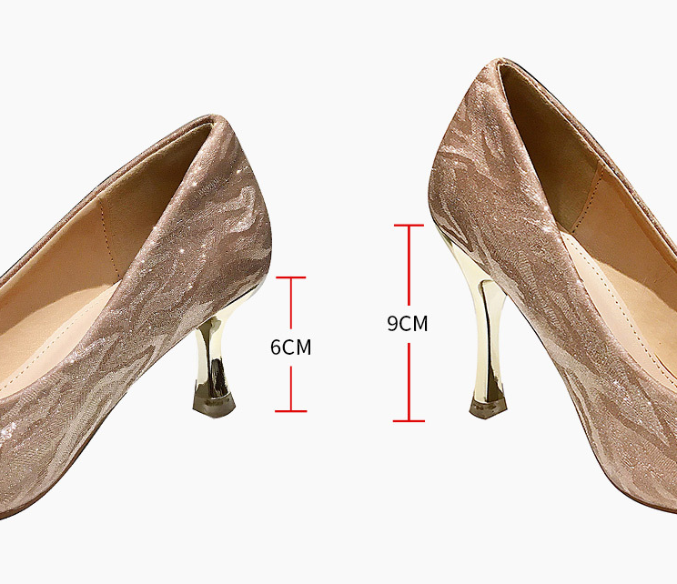 high-heeled women's shoe