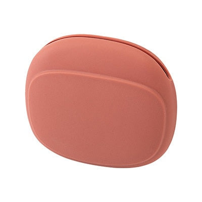 Silicone portable wired earphone storage box
