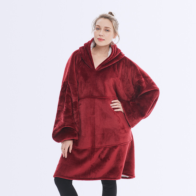 TV blanket outdoor cold and warm night gown