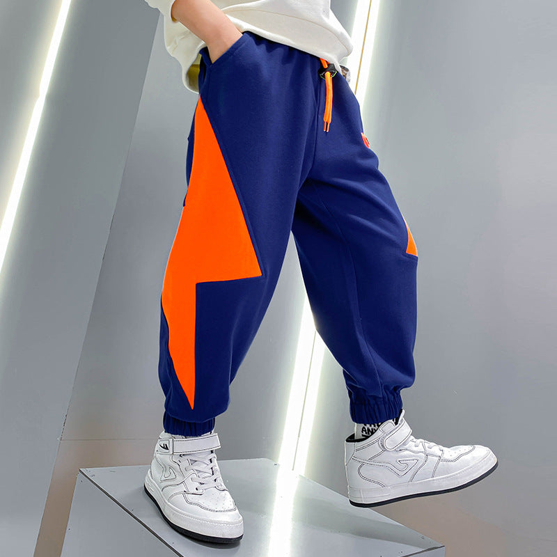 Fashion Big Boys And Girls All-in-one Fleece Trousers