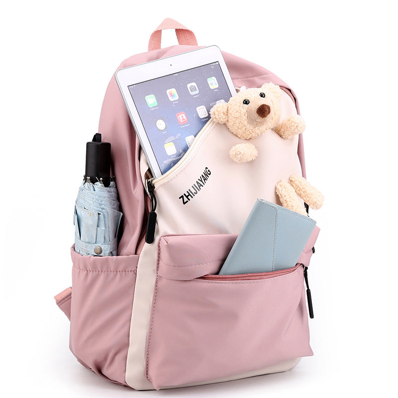 Cute bear large capacity leisure sports backpack