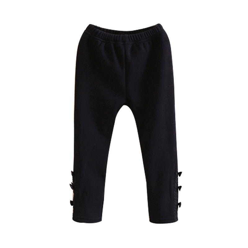 Small And Medium-sized Children's Trousers Plus Velvet Thickened Outer Wear