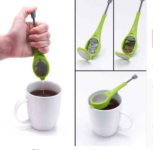 Tea strainer, silica gel tea filter, tea making tool, tea maker