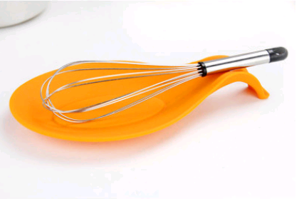 Silicone Soup Spoon Pad Silicone Scoop Set Spoon Pad Spatula European Spoon Mat