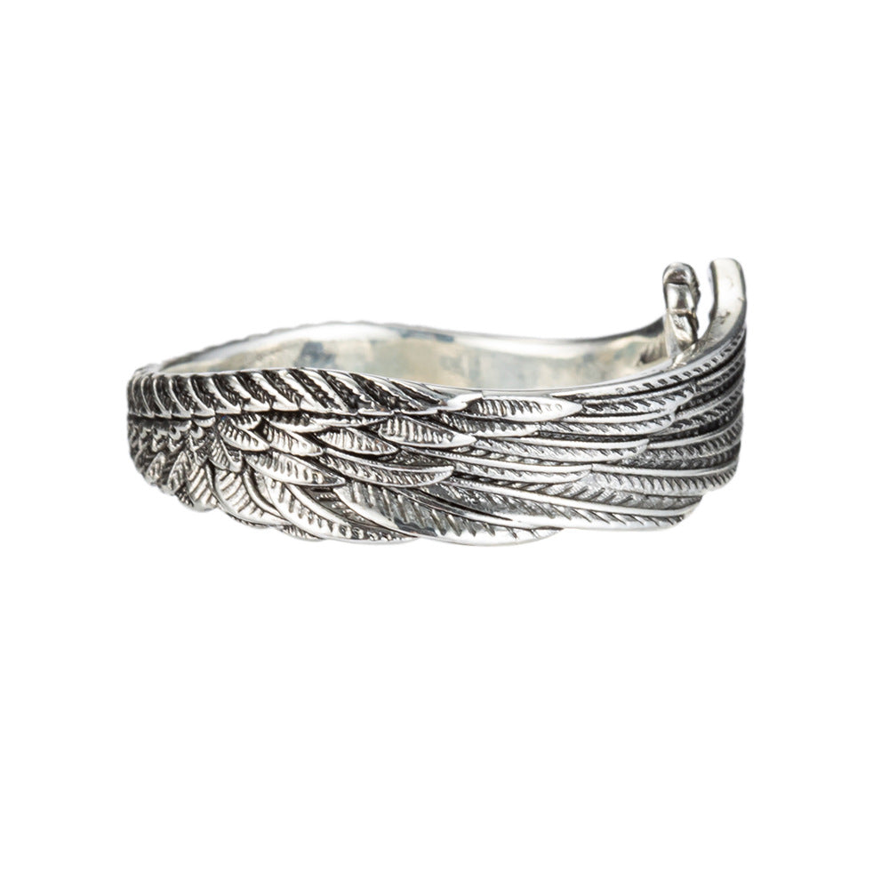 Angel  feather wings ring