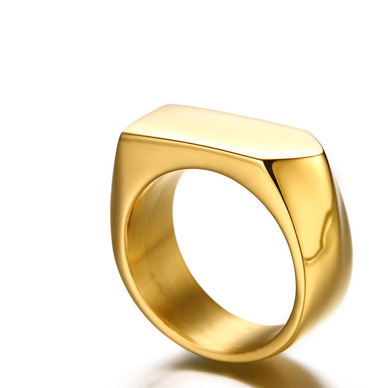 Stainless Steel Men's Ring