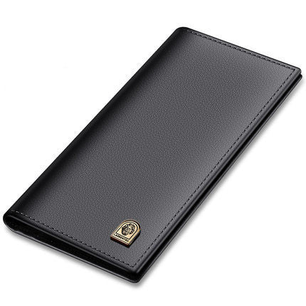 European And American New Wallet Long Soft Leather Men