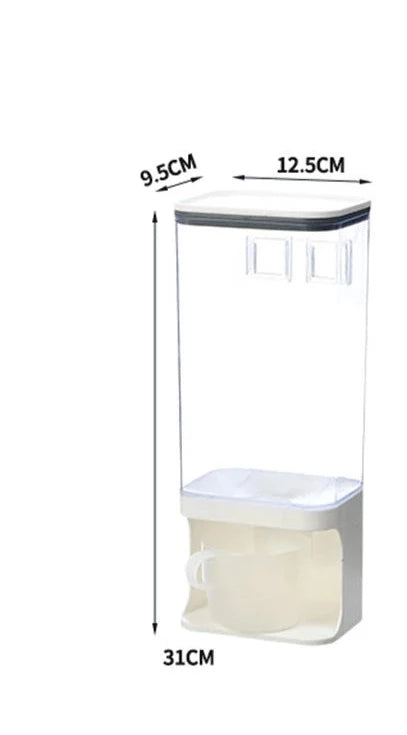 Rectangular Cereal Dispenser 1.5 Liter