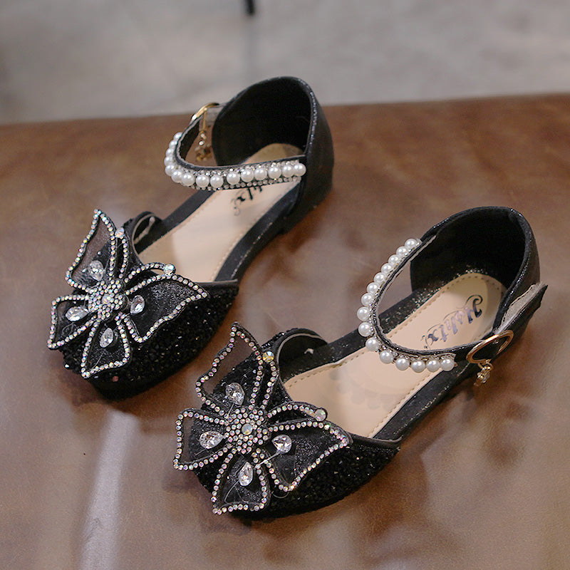 Baotou Middle-aged Princess Soft-soled Children's Single Shoes