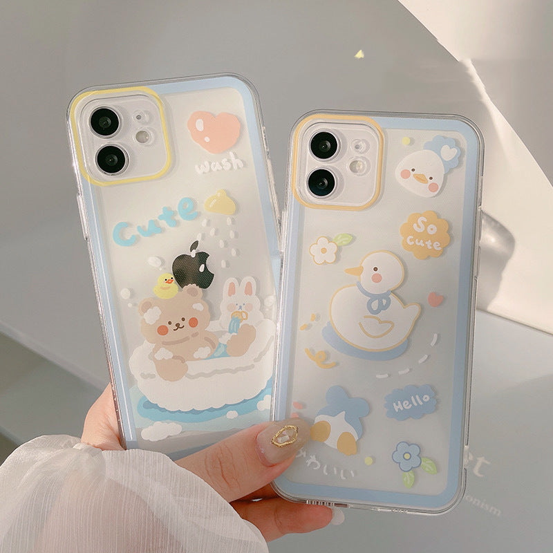 Cute Original Summer Cool All-inclusive Silicone Phone Case