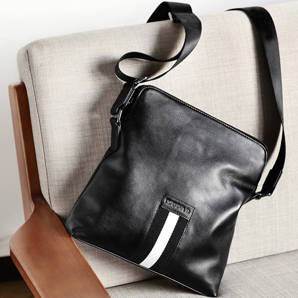 Wear-resistant Leather Men's Messenger Business Bags