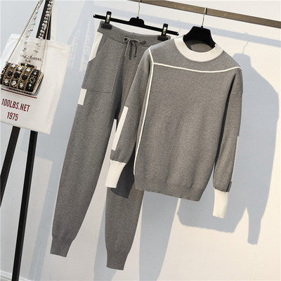 Knitted sweater set
