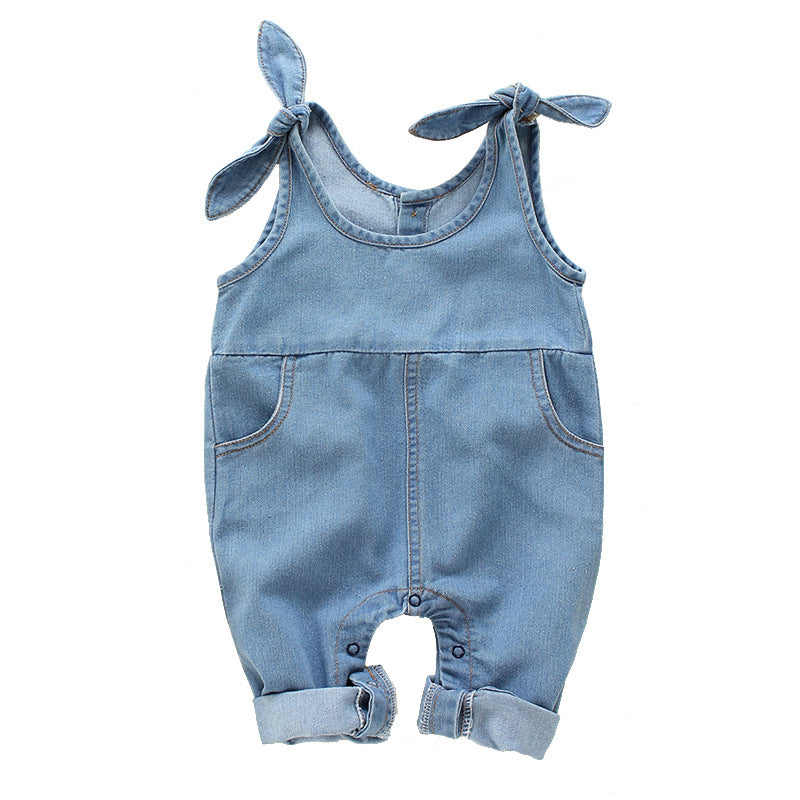 Baby denim overalls