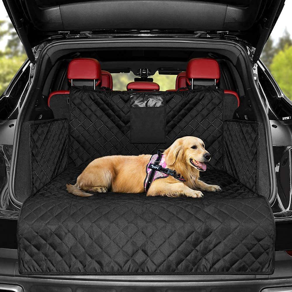 New Dog Mat In The Car Boot Of Pets