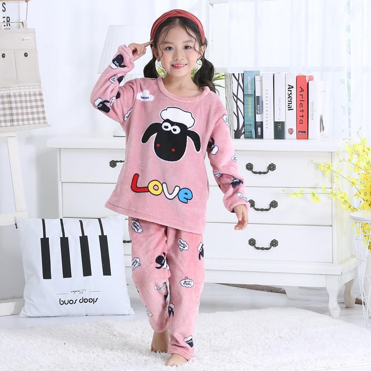 Children's flannel pajamas