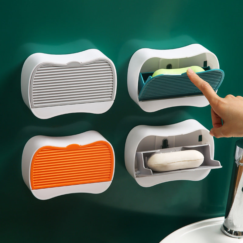 Creative Drain Soap Holder, Non-perforated Soap Holder, Bathroom Wall Sticker