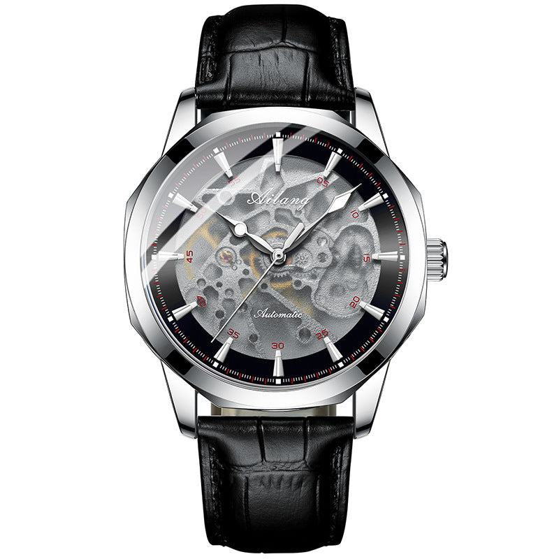 Men's Automatic Fully Hollow Mechanical Watch