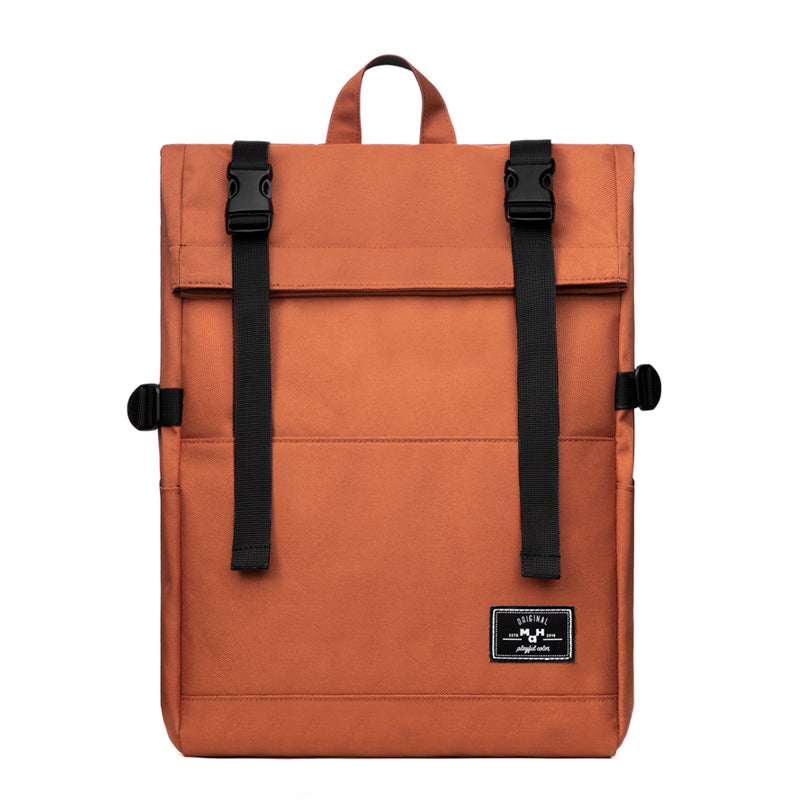 Yellow Square Laptop Backpack