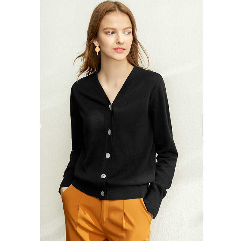 Women's loose-fitting tops with air-conditioning shirts