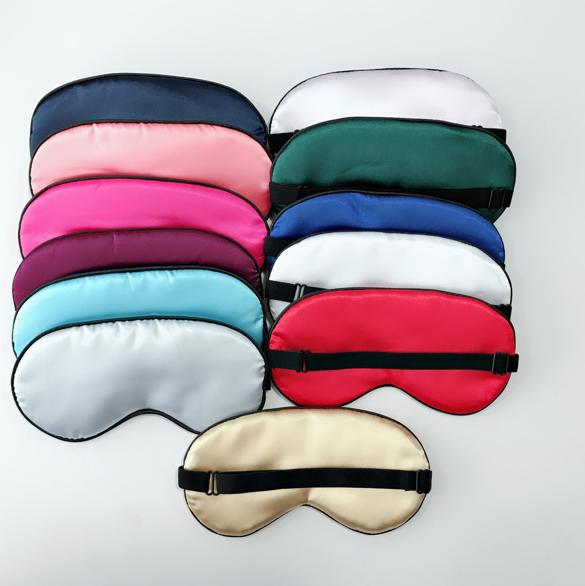 1PC Safety Goggles Pure Silk Sleep Eye Mask Padded Shade Cover Travel Relax Aid Blindfold New
