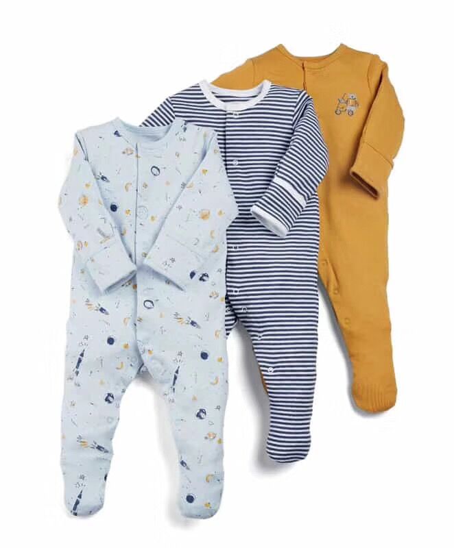 Three-piece Baby Foot-wrapped One-piece Long-sleeved Fart Dress Gift Box