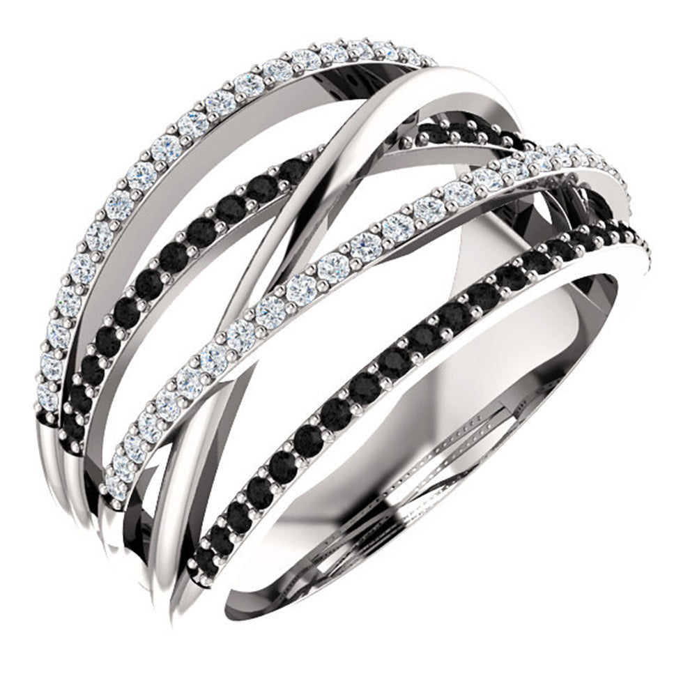خاتم الفضة عقدة الحب دائري