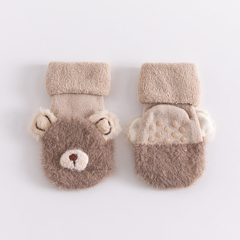 Fashion Children's Terry Winter Thickened Baby Board Socks