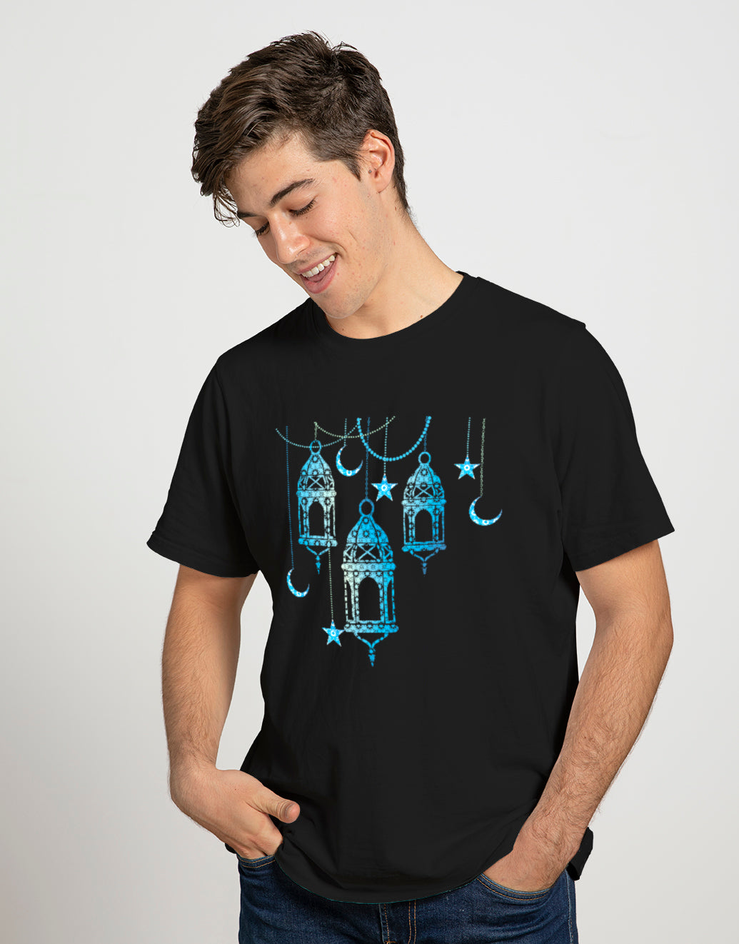Men's T-shirt (Ramadan Lanterns)