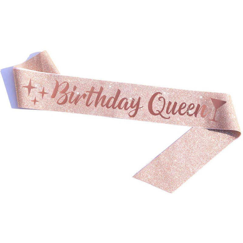 Etiquette Belt Crown Set Party Birthday Strap