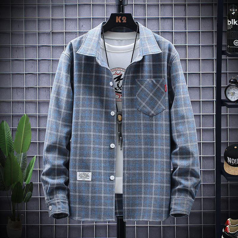 Korean style trendy T-shirt all-match casual clothes handsome jacket
