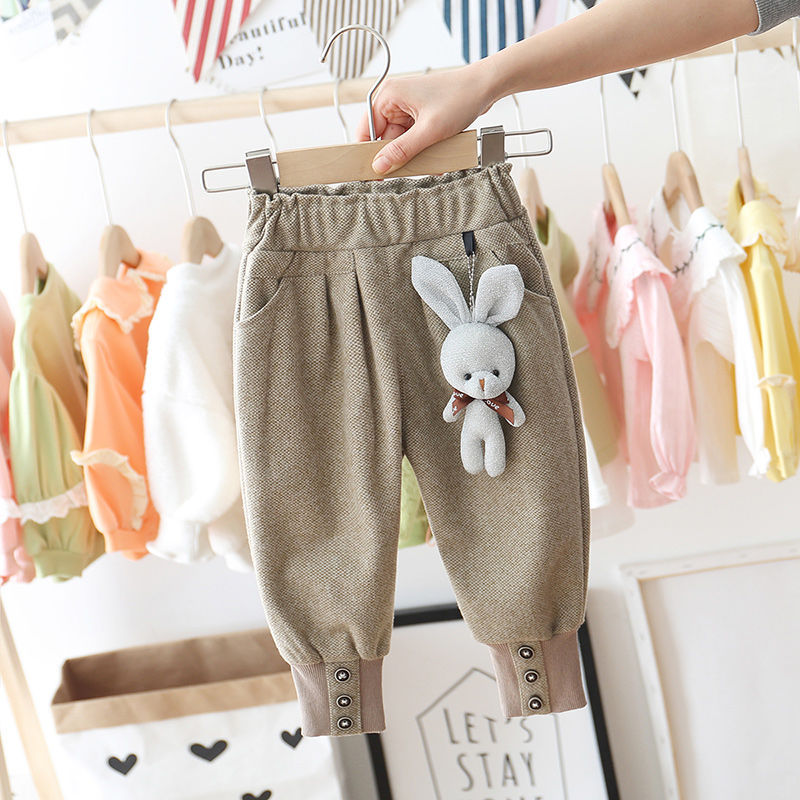 Loose Trousers Little Girl Sports Pants Spring And Autumn Children's Casual Pants