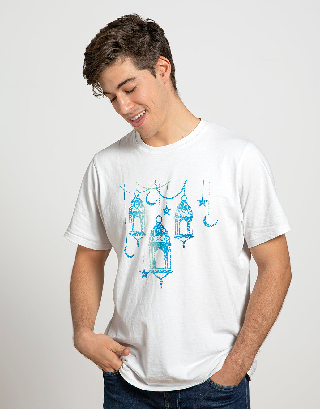 Men's T-shirt (Ramadan Lanterns)