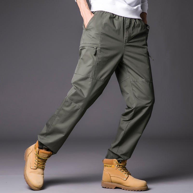 European And American Fashion Loose Men's Overalls Trousers