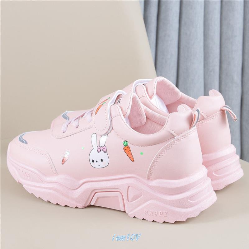 Spring And Autumn Primary School Students Casual All-match Pu Running Shoes