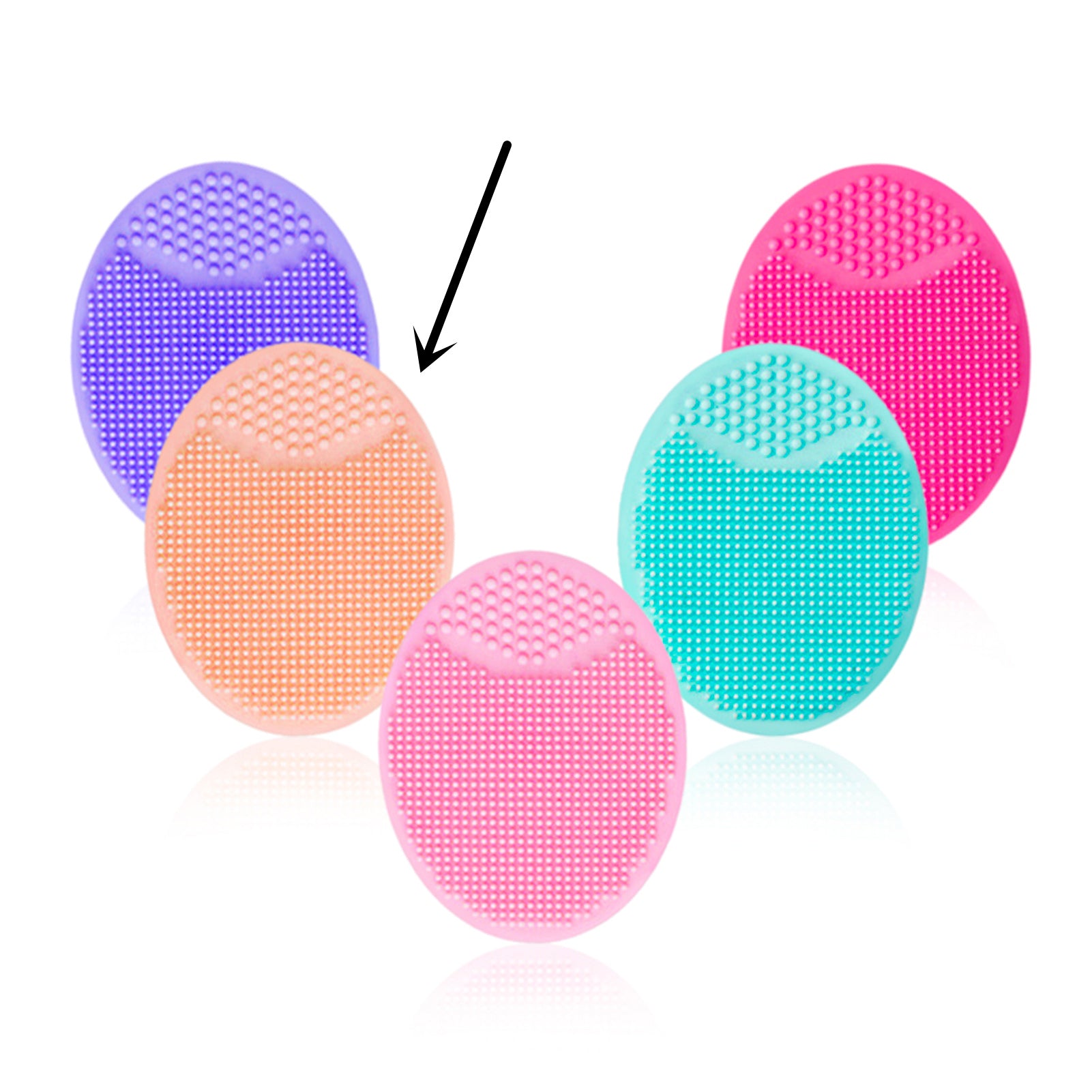 Silicone Oval Facial Brush Cleansing Tool