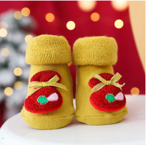 Autumn And Winter Terry Thickened Glued Non-slip Baby Floor Socks