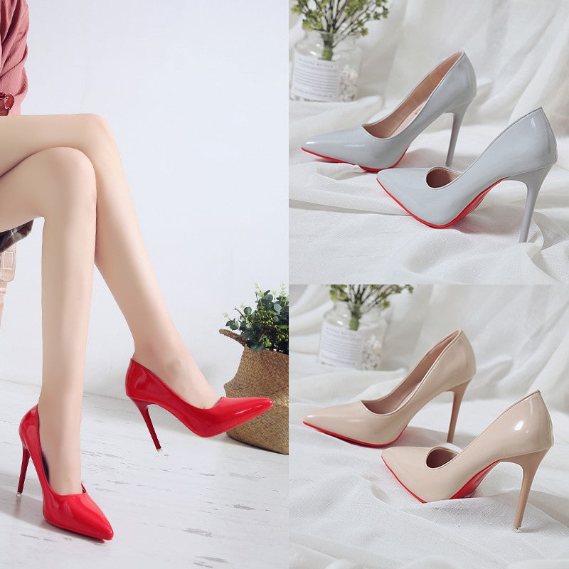 Pointed stiletto professional shoes