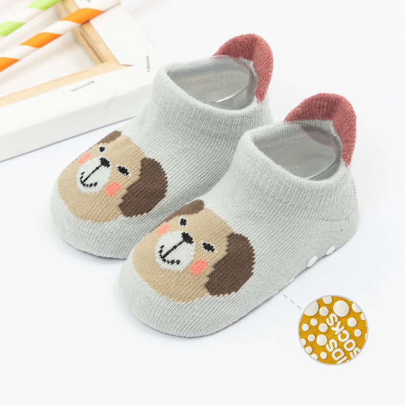 Three-dimensional Cartoon Baby Baby Non-slip Floor Socks