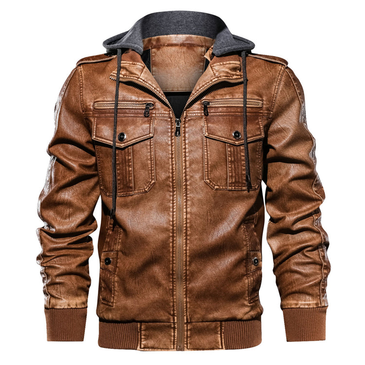 Men's Pu Leather Jacket