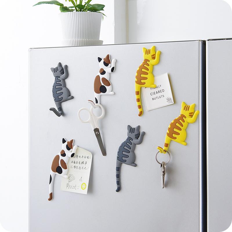 خطاف القط المغناطيسي للثلاجة 