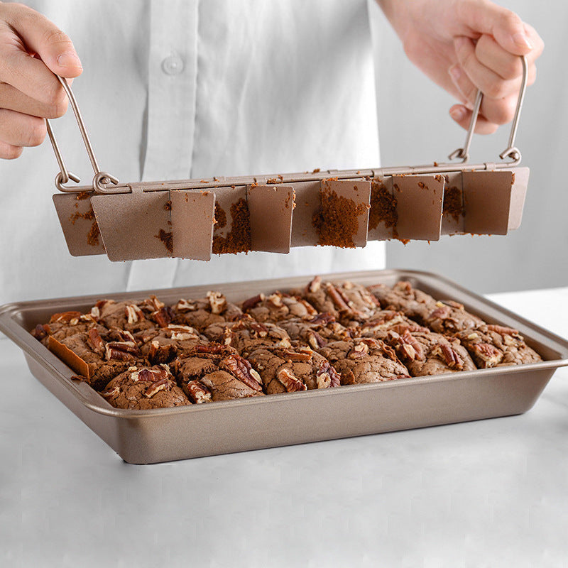 Solid Bottom Thickened Square Brownie Pan