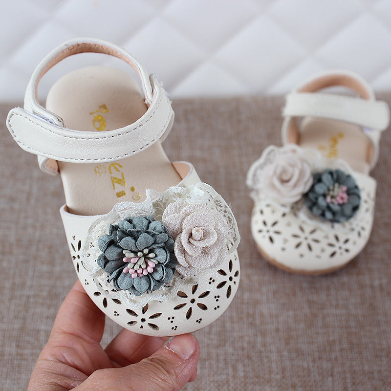 Baby Toddler Sandals With Hollow Soft Bottom In Baotou
