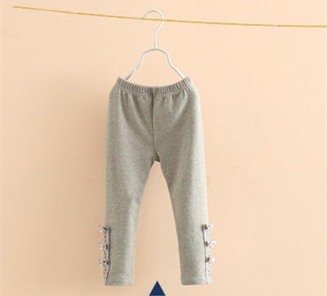 Small And Medium-sized Children's Trousers Plus Velvet Thickened Outer Wear