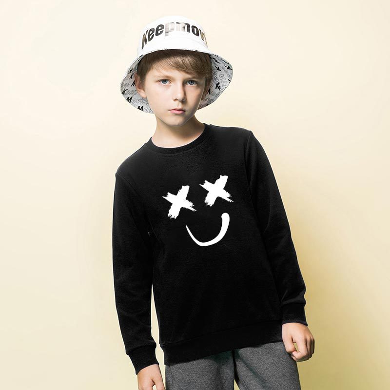 Top Kids Men And Women Fashion Sports And Leisure Long-Sleeved Children Sweater